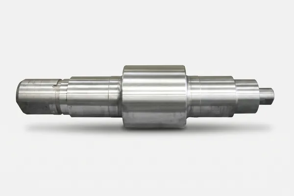 Graphite steel mill roll with enhanced thermal conductivity