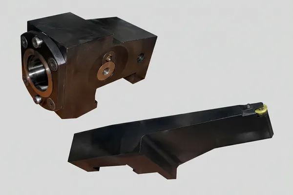 Modular Grooving Tool Block with Integrated Catcher